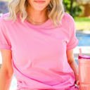 2X Berry Favorite Soft Solid Cotton Bella Tee