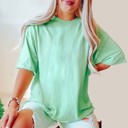 2X Mint Favorite Soft Solid Cotton Bella Tee