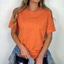 2X Orange Favorite Soft Solid Cotton Bella Tee