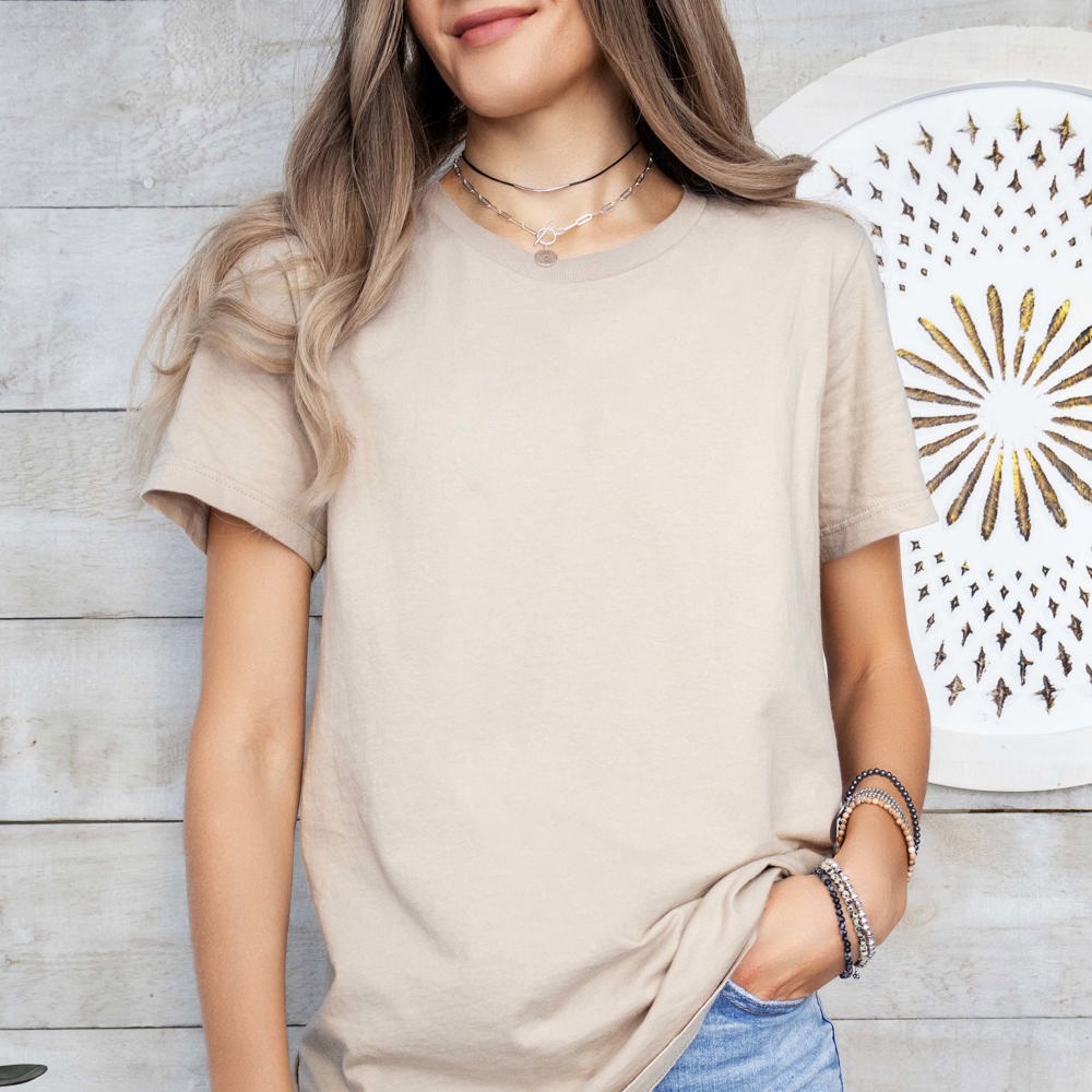 Favorite Soft Solid Cotton Bella Tee