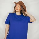 Large True Royal Favorite Soft Solid Cotton Bella Tee