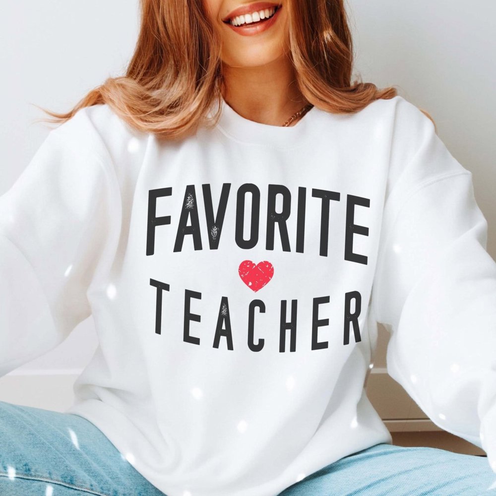 Favorite Teacher Bella Soft Crew Sweatshirt