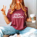 XL Heather Maroon Feels Like Fall | Hello Fall | Hello Autumn | Fall Breeze Crunchy Leaves | Fall Vibes | Bella Graphic Tees
