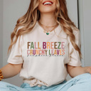 2X Natural Feels Like Fall | Hello Fall | Hello Autumn | Fall Breeze Crunchy Leaves | Fall Vibes | Bella Graphic Tees