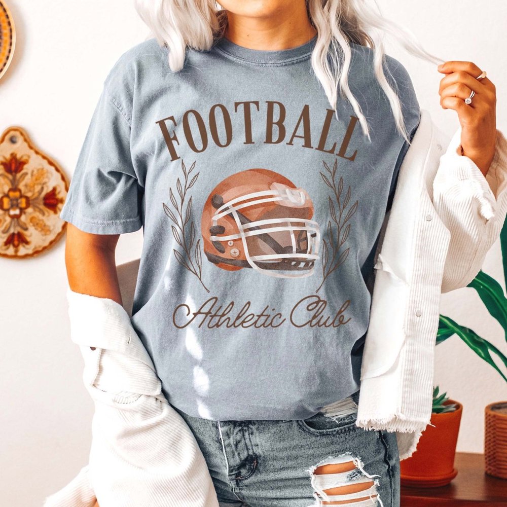 Football Athletic Club Comfort Color Tee