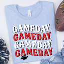 2X Light Blue Friday Night Lights Football Tees – Bella Collection