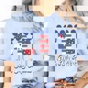 Small Light Blue Oh My Stars Popsicles Bella Graphic Tee
