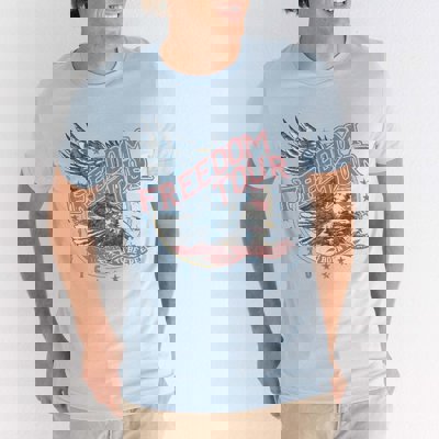 Freedom Tour Eagle Bella Graphic Tee