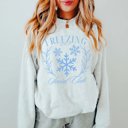 2X Ash Freezing 24/7 Social Club Graphic Sweatshirt