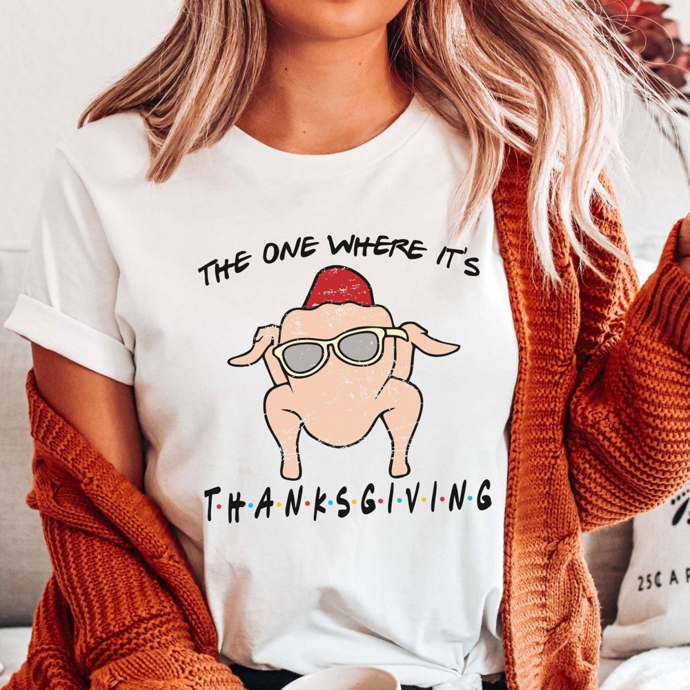 Friendsgiving Turkey Graphic Bella Tee