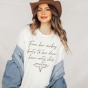 2X White From Her Cowboy Boots Tee