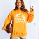 2X Gold Game Day Script Football Sweatshirt