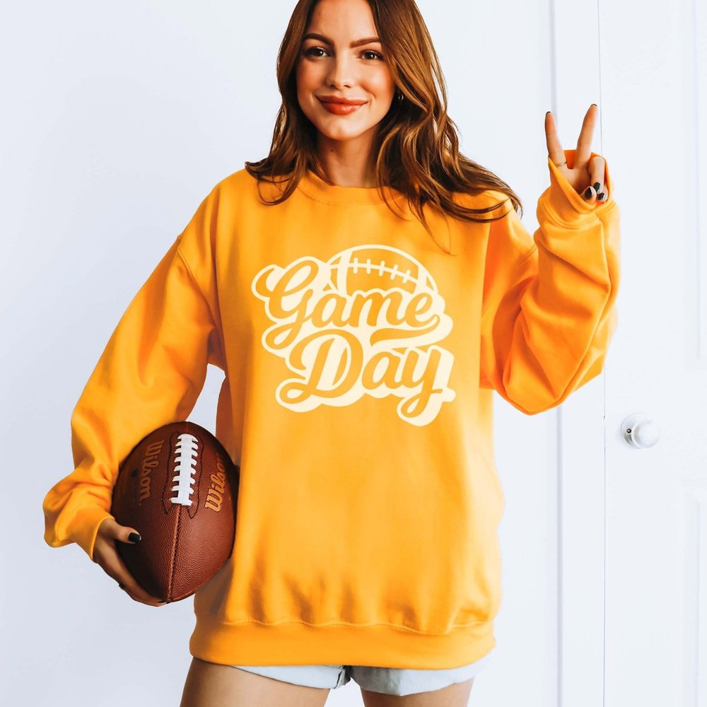 Game Day Script Football Sweatshirt