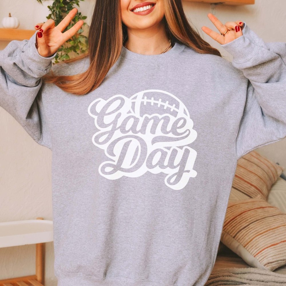 Game Day Script Football Sweatshirt