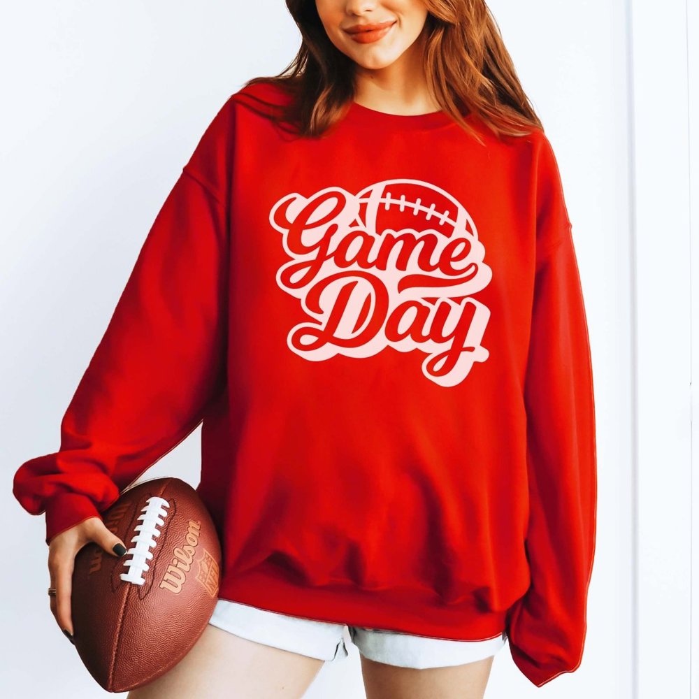 Game Day Script Football Sweatshirt