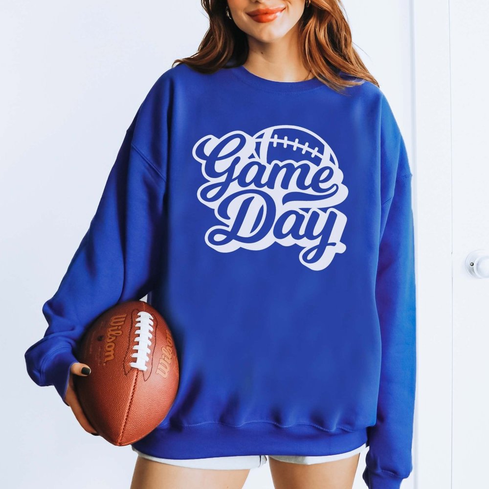 Game Day Script Football Sweatshirt