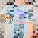 Large Light Blue Get In Loser Graphic Tee