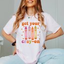 2X Pink Get your Cray-On Tee