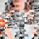 2X White Ghost People All Year Long Bella Graphic Tee