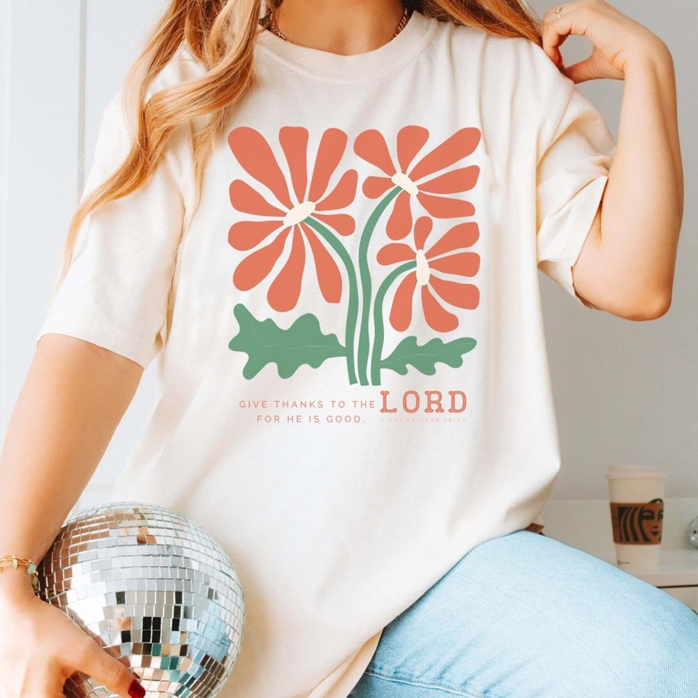 Give Thanks to the Lord Comfort Color Tee