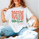 Large White Give Thanks to the Lord Comfort Color Tee