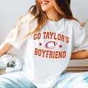 2X White Go Taylor's Boyfriend Tee