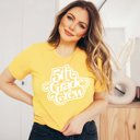 2X Heather Yellow Retro Grade Level Bella Graphic Tee