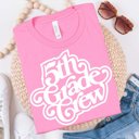 Large Pink Retro Grade Level Bella Graphic Tee