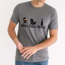 Medium Asphalt Grill Chill Refill Graphic Tee