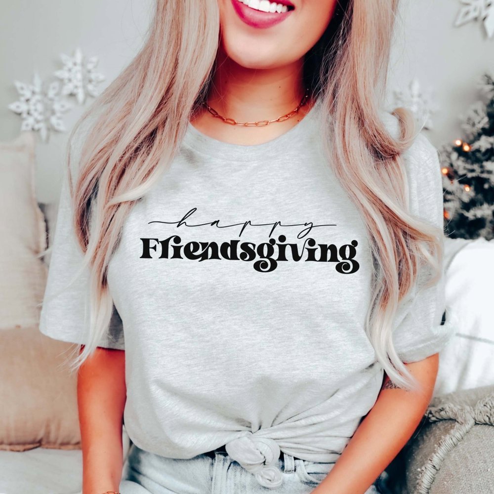 Happy Friendsgiving Bella Graphic Tee