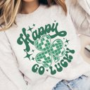 2X Ash Happy Go Lucky Disco Clover Crew Sweatshirt