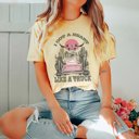 XL Butter Heart Like A Truck Comfort Color Tee