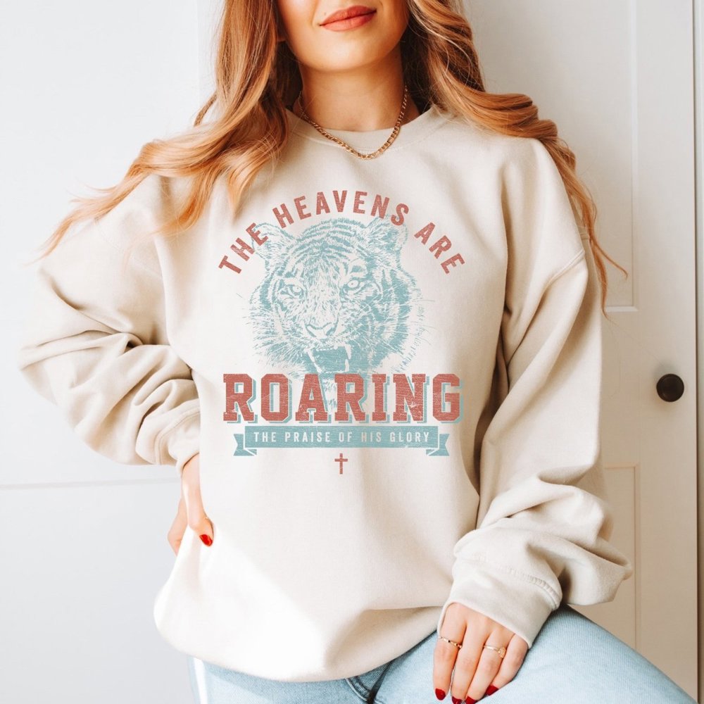 Heavens are Roaring Crew Sweatshirt