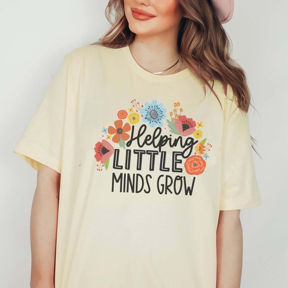 Helping Little Minds Grow Bella Graphic Tee