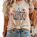 2X Natural Helping Little Minds Grow Bella Graphic Tee