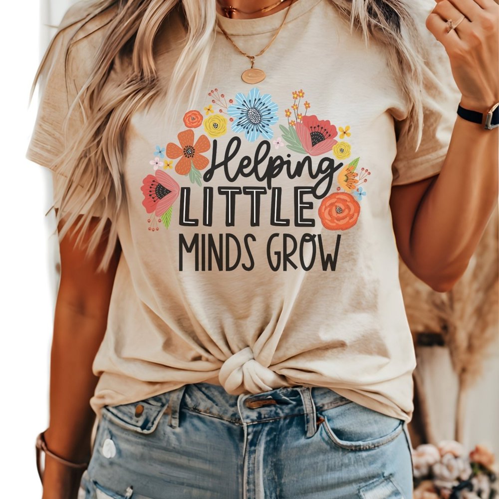 Helping Little Minds Grow Bella Graphic Tee