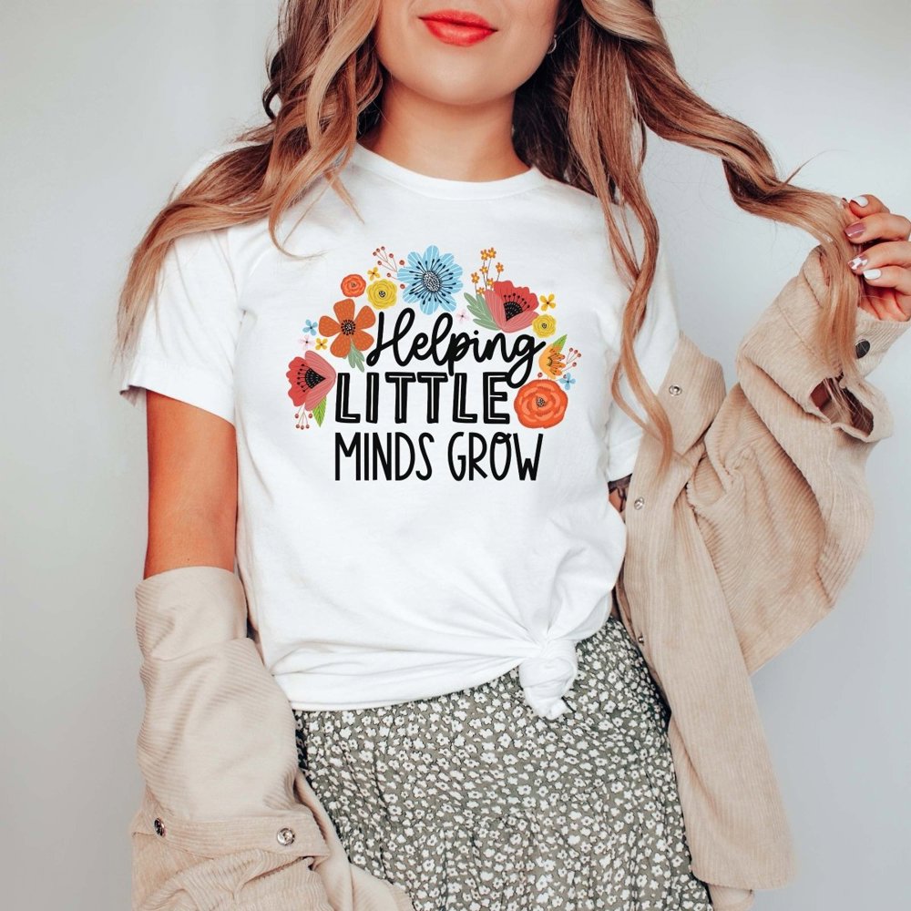 Helping Little Minds Grow Bella Graphic Tee