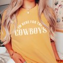 2X Mustard Here for the Cowboys Comfort Colors Tee