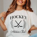 Large Ivory Hockey Athletic Club Comfort Color Tee