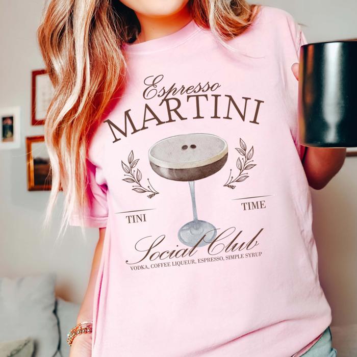 Holiday Spirit Social Club Comfort Color Tees