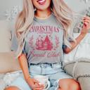 Medium gray Holiday Spirit Social Club Comfort Color Tees