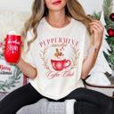 2X ivory Holiday Spirit Social Club Comfort Color Tees
