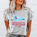 Medium Athletic Grey Holly Jolly Bella Canvas Tees – Funny Christmas Graphic Tees for Moms, Holiday Humor Collection