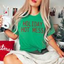 Medium Heather Kelly Holly Jolly Bella Canvas Tees – Funny Christmas Graphic Tees for Moms, Holiday Humor Collection