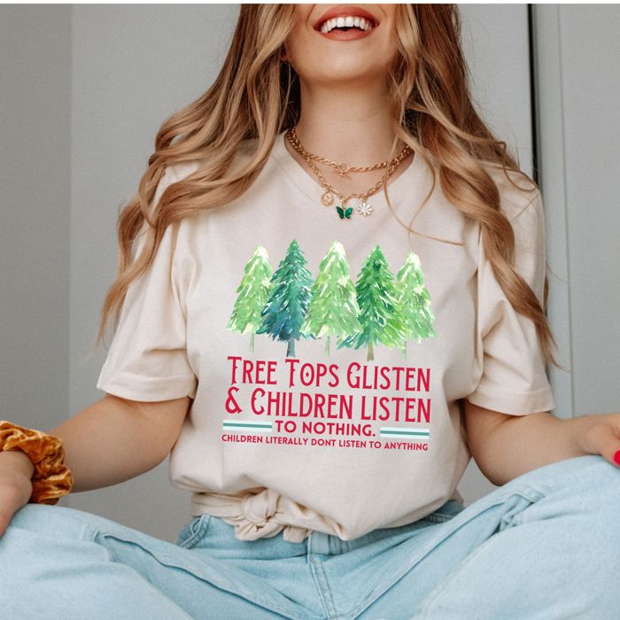 Holly Jolly Bella Canvas Tees – Funny Christmas Graphic Tees for Moms, Holiday Humor Collection