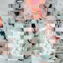 Large Bay Holly Jolly Nutcracker Pink & Green Comfort Color Graphic Tee