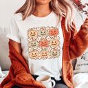 2X White I Love Fall Favorites | Cozy Bella Canvas Tees | Sweater Weather, October Vibes, Sunflowers & Pumpkin Patch Shirts