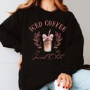 2X Black Iced Coffee Social Club Crew Sweatshirt