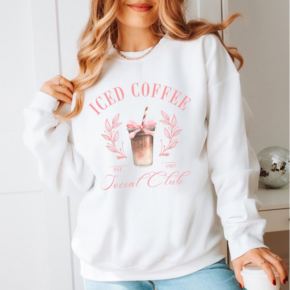 Iced Coffee Social Club Crew Sweatshirt