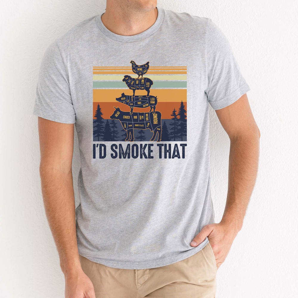 I'd Smoke That Grilling Graphic Tee